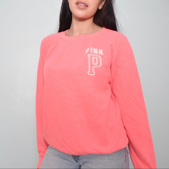 VS Pink Oversized Crewneck Sweatshirt - Picture 4 of 5